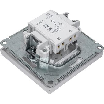  Переключатель Systeme electric Artgallery GAL001361 1-клавишный сх.6, 10АХ, механизм, лотос 