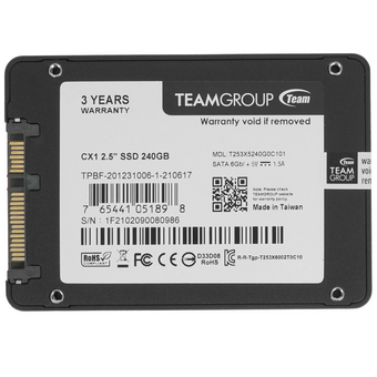  SSD Team Group CX1 (T253X5240G0C101) 240GB 