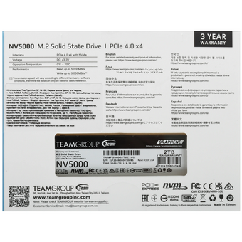  SSD Team Group NV5000 (TM8FGM002T0C101) 2Tb 