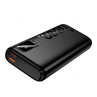  Аккумулятор внешний резервный HOCO J158 Pro Runner 22.5W+PD20W fully compatible power bank 10000mAh черный 