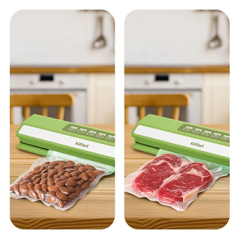  Вакуумный упаковщик Kitfort КТ-1558 зеленый 