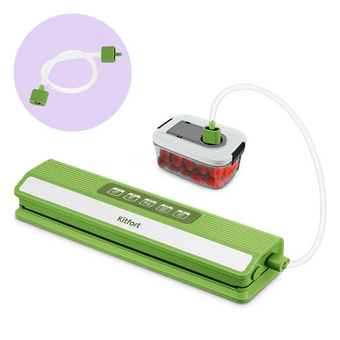  Вакуумный упаковщик Kitfort КТ-1558 зеленый 