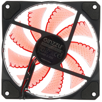  Комплект вентиляторов Ginzzu 12LR33 4шт 