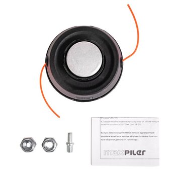  Барабан-шпуля Maxpiler MSP-0101 (для всех видов бензокос, леска 2,4мм, запр без разб, гайки в компл.) коробка 