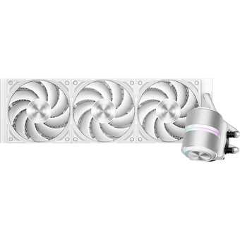  СВО PcCooler DE360 Pro WH White (300W, 360mm, ARGB Pump, Fans 3x120mm, 86.73CFM, 32dBA, 2200RPM/ height 57mm) 