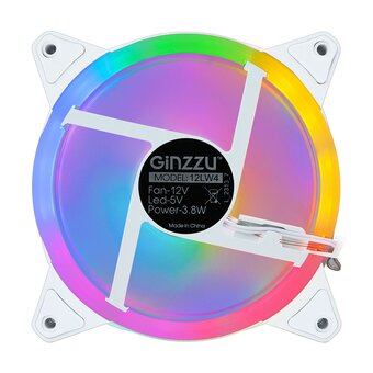  Комплект вентиляторов Ginzzu 12LW4 4шт 