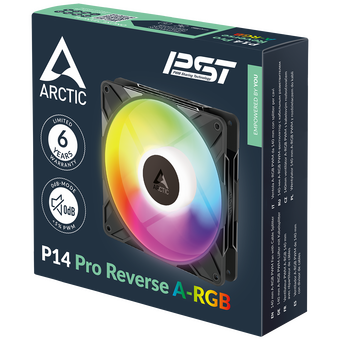  Вентилятор ARCTIC P14 Pro Reverse A-RGB - 3 Pack ACFAN00327A 