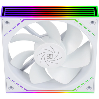  Кулер Thermalright TL-M12RW, Reverse (124x120x25mm, 4-pin PWM, ARGB, 42.6CFM, 23.2dBA, 1500RPM, White) 