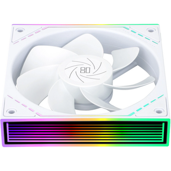  Кулер Thermalright TL-M12RW, Reverse (124x120x25mm, 4-pin PWM, ARGB, 42.6CFM, 23.2dBA, 1500RPM, White) 