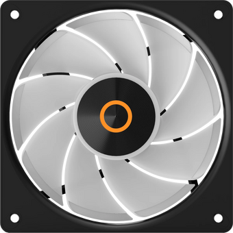  Вентилятор Ocypus Gamma F12 Elite BK ARGB Reverse Blade 3 in 1, 120x120x25mm, 4-Pin PWM, 600-1800 RPM, 26 DBA Max, Hydro Bearing 