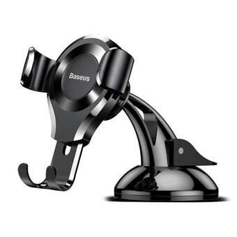  Автодержатель Baseus SUYL-XP01 Osculum Type Gravity Car Mount, 4"-6", чёрный 