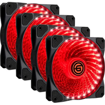  Комплект вентиляторов Ginzzu 12LR33 4шт 