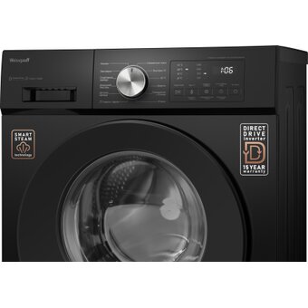  Стиральная машина Weissgauff WM 45127 Direct Drive Inverter Steam Black 