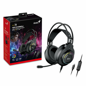  Гарнитура Genius HS-GX580U Black 