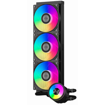  СВО PCCOOLER DA360 Pro ARGB (da360pro-bkawxx-gl), 4-pin, 120мм, Ret, черный 