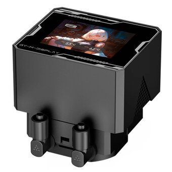  СВО PcCooler GT360M ARGB Display BK Black (300W, 360mm, LED temp., Fans 3x120mm, 75.8CFM, 33.7dBA, 2200RPM) 