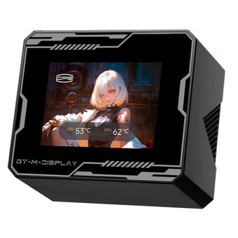  СВО PcCooler GT360M ARGB Display BK Black (300W, 360mm, LED temp., Fans 3x120mm, 75.8CFM, 33.7dBA, 2200RPM) 