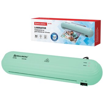  Ламинатор BRAUBERG Ultra PM235M 532185 A4 мятный 