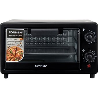  Мини-печь SONNEN EO-1001 (458308) черная 