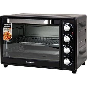  Мини-печь SONNEN EO-HL38K (458306) черная 