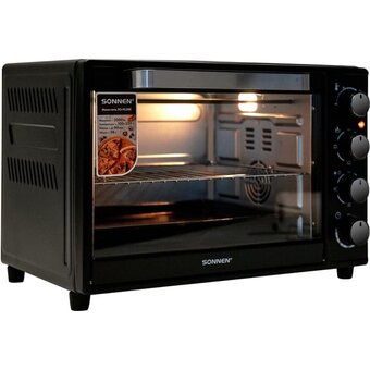  Мини-печь SONNEN EO-HL38K (458306) черная 