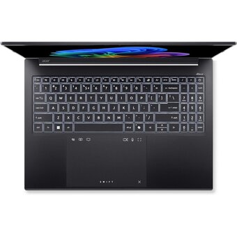  Ноутбук Acer Swift Go 16 SFG16-74-568D (NX.JNMCD.001) Intel Core Ultra 5 226V/16Gb/SSD1Tb/16"/OLED/WUXGA+/2048x1280/120Hz/NoOS/Black/1.52kg 