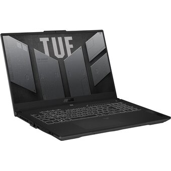  Ноутбук Asus TUF Gaming A17 FA707NUQ-HX040 (90NR0QH5-M00240) Ryzen 7 170 16Gb SSD1Tb Nvidia GeForce RTX4050 6Gb 17.3" IPS FHD (1920x1080) без ОС grey 