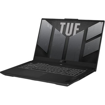  Ноутбук Asus TUF Gaming A17 FA707NUQ-HX040 (90NR0QH5-M00240) Ryzen 7 170 16Gb SSD1Tb Nvidia GeForce RTX4050 6Gb 17.3" IPS FHD (1920x1080) без ОС grey 