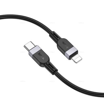  Дата-кабель HOCO X109 Energy PD silicone charging data cable IP (L-2M) Black 