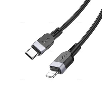  Дата-кабель HOCO X109 Energy PD silicone charging data cable IP (L-2M) Black 