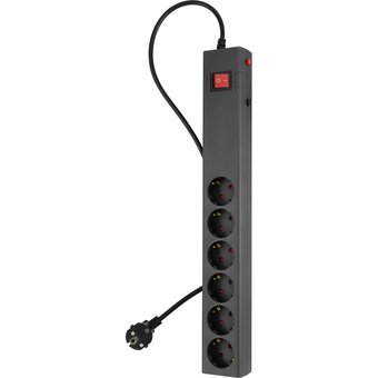  Сетевой фильтр Buro 600SE-3-B 3м 6 розеток черный 