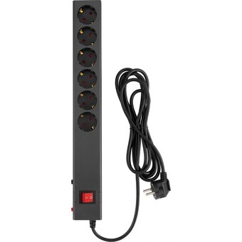  Сетевой фильтр Buro 600SE-3-B 3м 6 розеток черный 