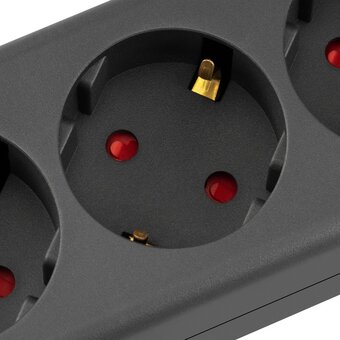  Сетевой фильтр Buro 600SE-3-B 3м 6 розеток черный 