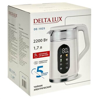  Чайник DELTA DE-1025 черный 