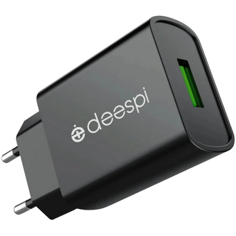  Сетевое зарядное устройство Deespi DS-MR79 5V/2,1A 1USB Black без упаковки (50 шт. в уп.) 