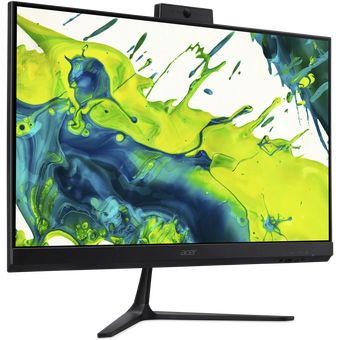  Моноблок Acer Aspire C24B-GARL (DQ.BT1CD.002) Full HD Core Ultra 7 255U (1.7) 16Gb SSD512Gb Graphics Eshell GbitEth WiFi BT клавиатура мышь Cam черный 