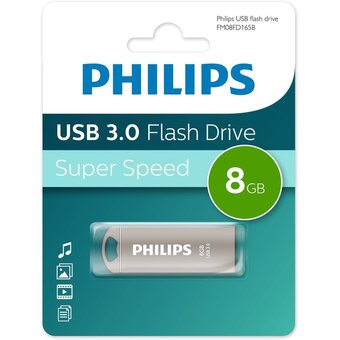  USB-флешка PHILIPS Iron FM08FD165B/97 8GB 3.0 8GB, USB 3.0 