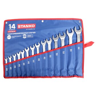  Набор ключей комбинированных STANKO CS111014 14 предметов 