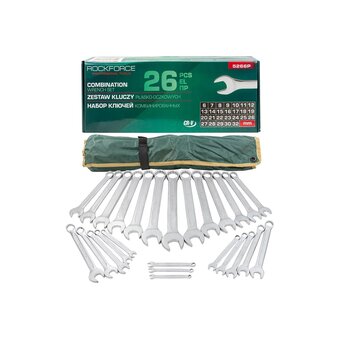 Набор ключей комбинированных Rockforce RF-5266P(17102) 26 предметов 