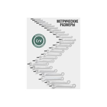  Набор ключей комбинированных Rockforce RF-5266P(17102) 26 предметов 