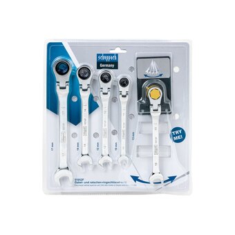  Набор ключей комбинированных Scheppach Sch-51052F(64813) 5 предметов 