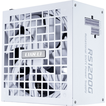  Блок питания Lian Li RS1200G (G9P.RS1200G.WH00.RU) / White / ATX 3.1, 1200W, 80 Plus Gold, PCIe 5.1, APFC, USB HUB, 135mm FDB Fan, Fully Modular 