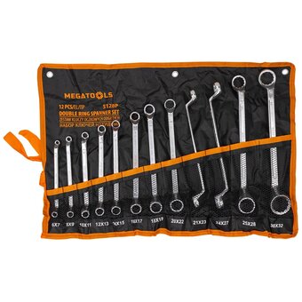  Набор ключей накидных MEGATOOLS MT-5128P(63054) 
