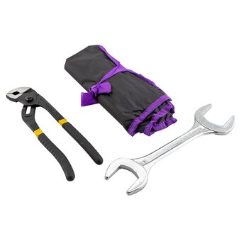  Набор ключей комбинированных и рожковых Помощник 5198P+2(63426) 12 + 2 предмета 