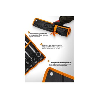  Набор ключей накидных MEGATOOLS MT-5128P(63054) 