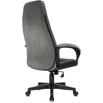  Кресло Бюрократ CH-730 Fabric (CH-730/FABR-DGREY) темно-серый Holland 18 крестов. пластик 