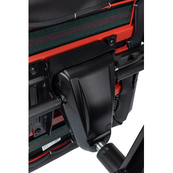  Кресло игровое Knight Runa черный экокожа с подголов. крестов. металл 