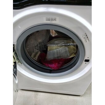  УЦ Стиральная машина Hotpoint-Ariston NSB 7239 ZK VE RU белый (плохая упаковка, б/у. нет документации, восстановление эл.контакта на эл.клапане) 