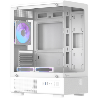  Корпус Formula Crystal Z1CM v2 (crystal z1cm white v2), без БП, mATX, белый 