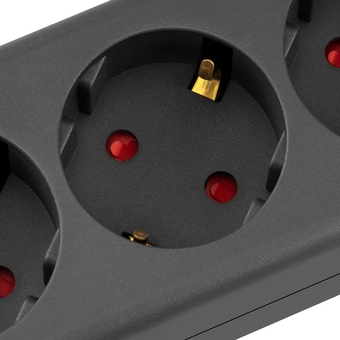  Сетевой фильтр Buro 600SE-1.8-USB-B 1.8м 6 розеток черный 